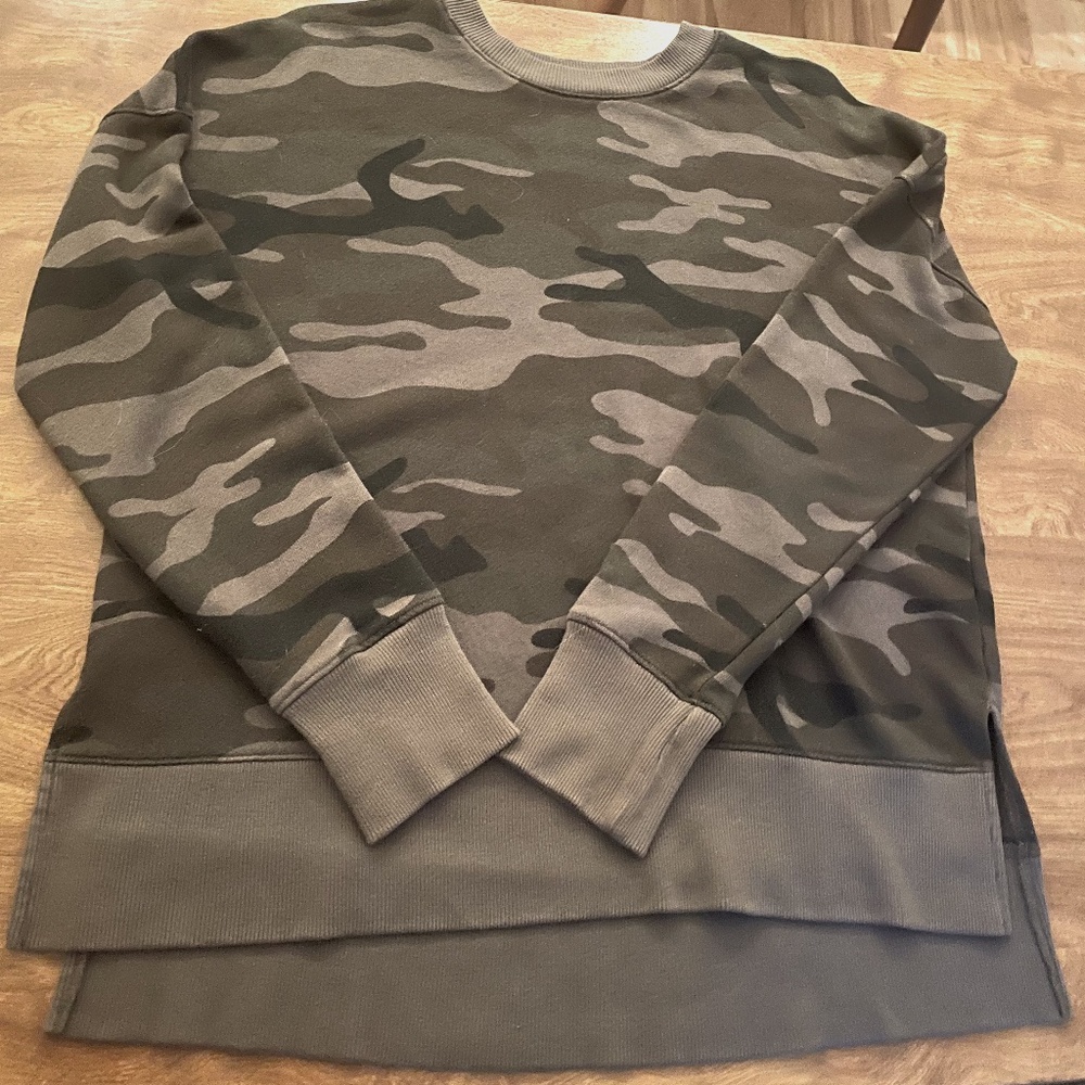 Camo Green Sweater